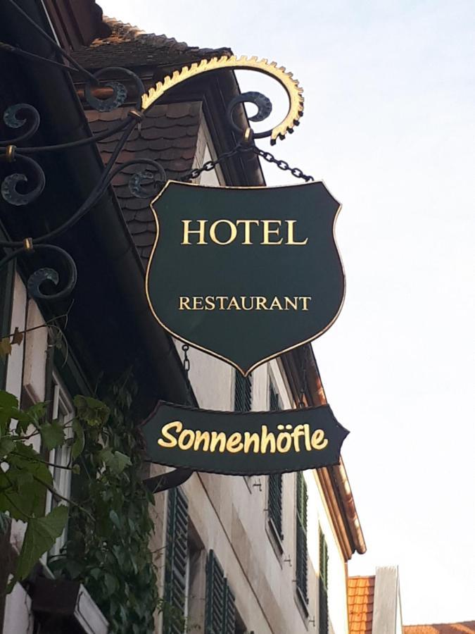 Hotel & Restaurant Sonnenhoefle Sommerhausen Exteriér fotografie